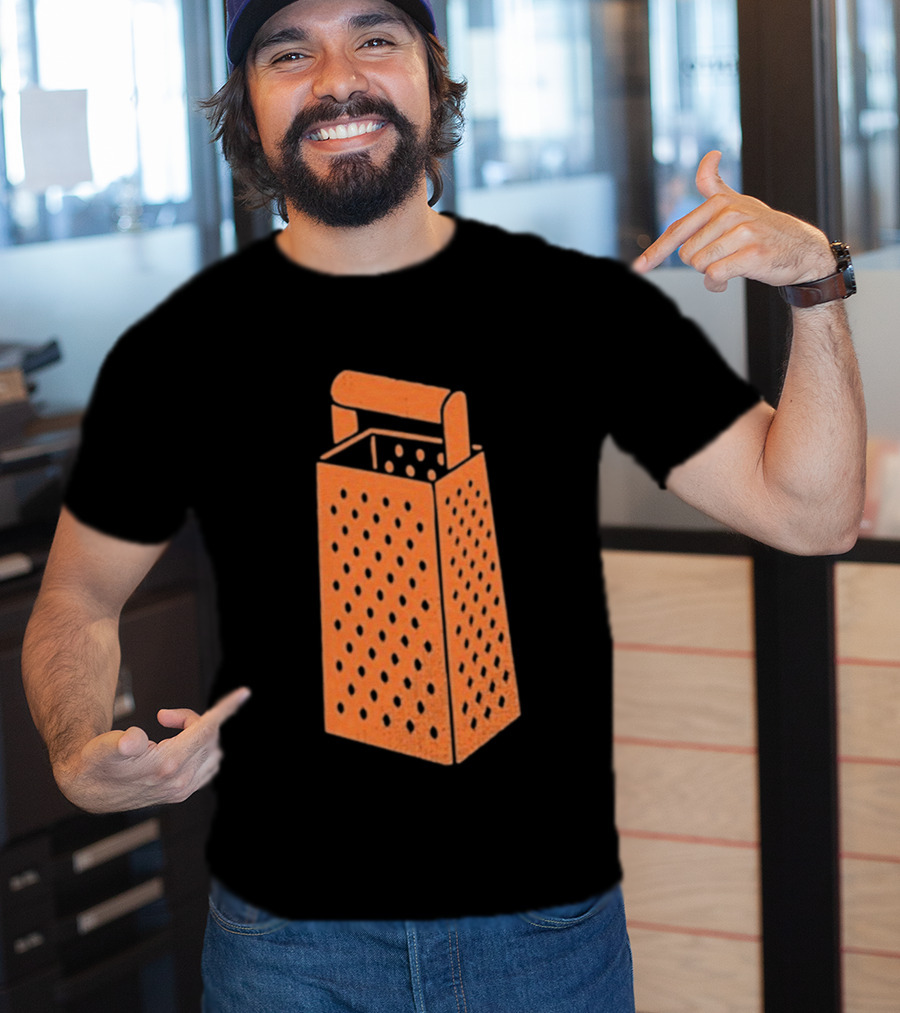 Shredded Cheese Grater Kitchen Tool Humor T-Shirt