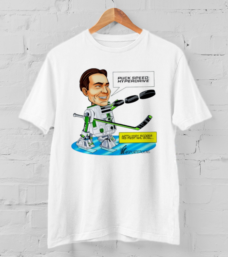 Arttu Hyry Puck Speed R2 D2 Dallas Stars First NHL Goal T-Shirt