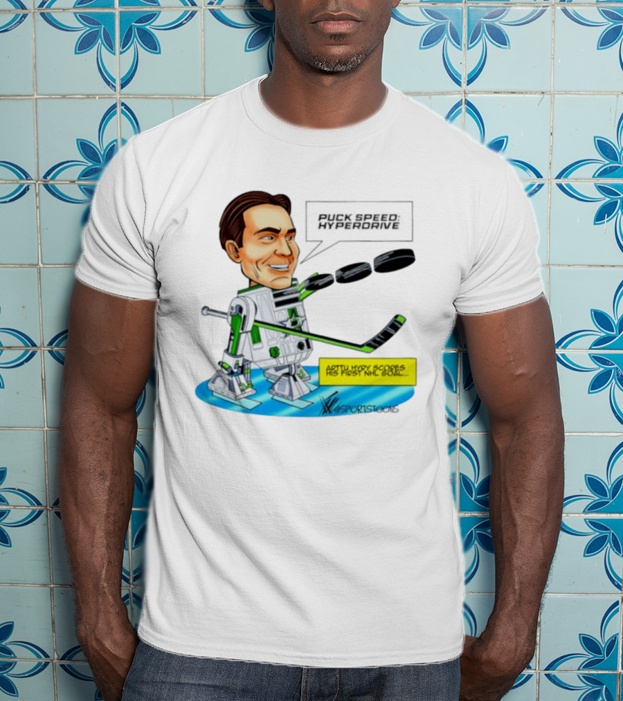 Arttu Hyry Puck Speed R2 D2 Dallas Stars First NHL Goal T-Shirt