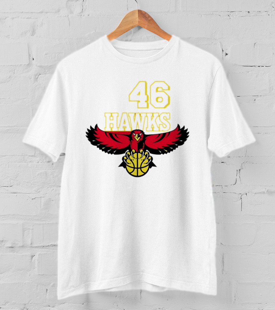 Atlanta Hawks 46 Iconic Basketball Team T-Shirt