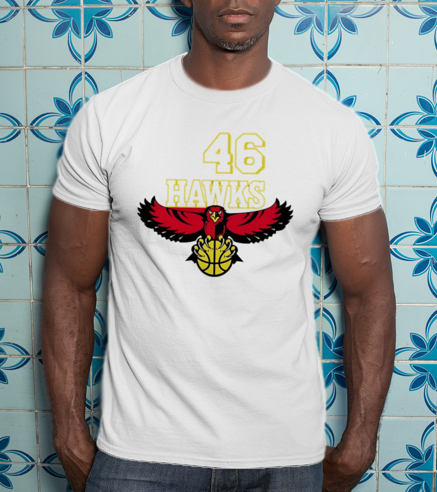 Atlanta Hawks 46 Iconic Basketball Team T-Shirt