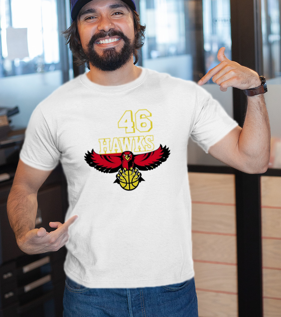 Atlanta Hawks 46 Iconic Basketball Team T-Shirt