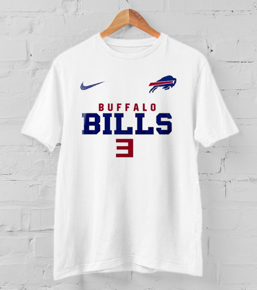 Buffalo Bills Nike Number 3 T-Shirt