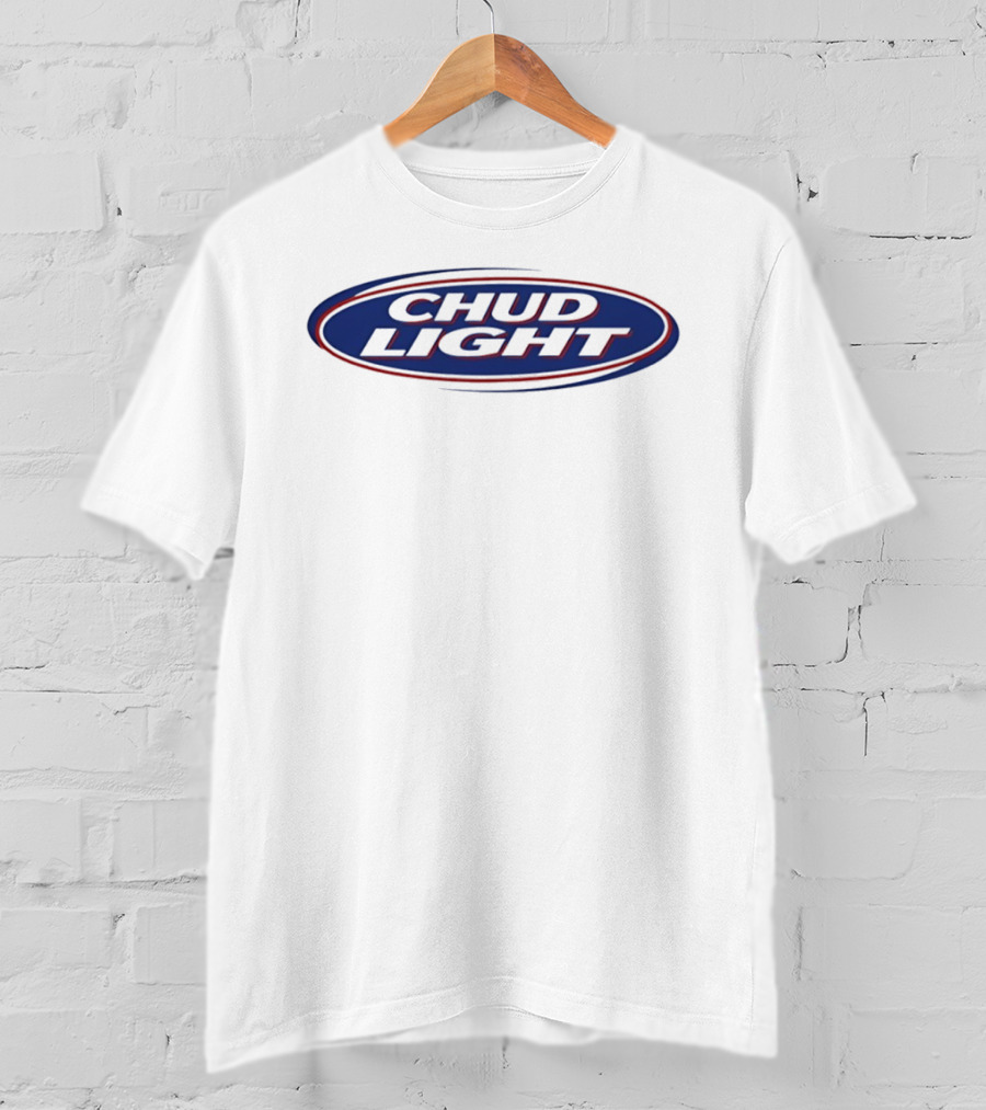 CHUD LIGHT Beer Logo Parody Humor T-Shirt