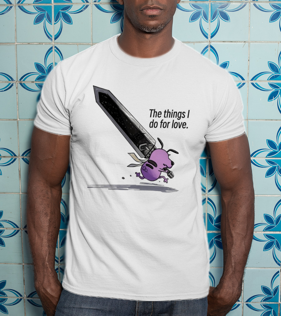Courage The Cowardly Dog The Things I Do For Love Giant Sword Adventure T-Shirt