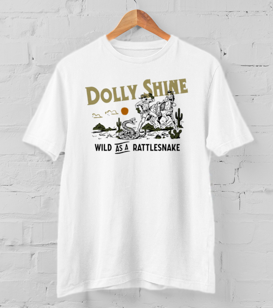 Dolly Shine Cowboys And Rattlesnake Adventure Wild West T-Shirt