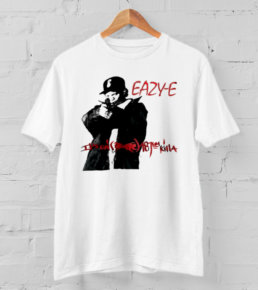 Eazy E It's On Dr. Dre 187um Killa Vintage Style Tribute 90s Hip Hop T-Shirt