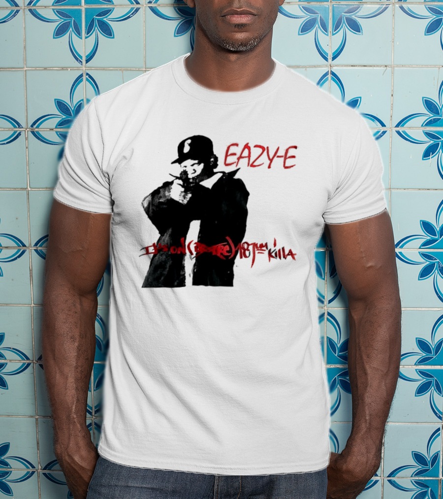 Eazy E It's On Dr. Dre 187um Killa Vintage Style Tribute 90s Hip Hop T-Shirt