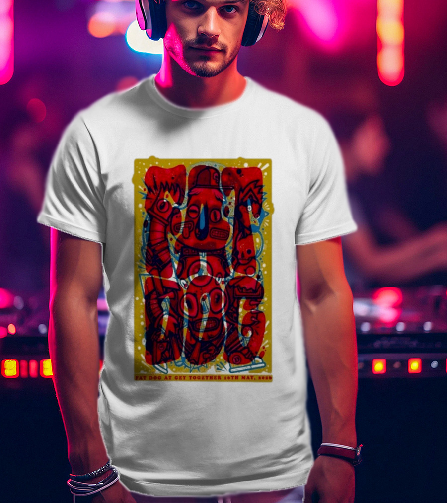 Fat Dog At Get Together 16th May 2026 T-Shirt