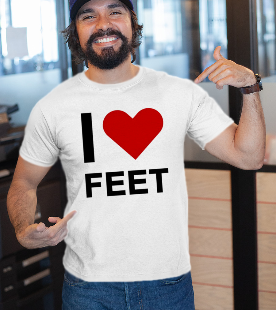 I Heart Feet T-Shirt