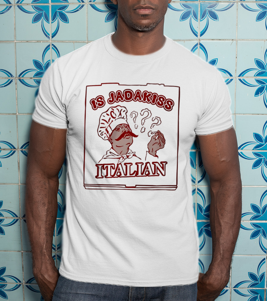 Is Jadakiss Italian Chef Moustache Question Marks T-Shirt