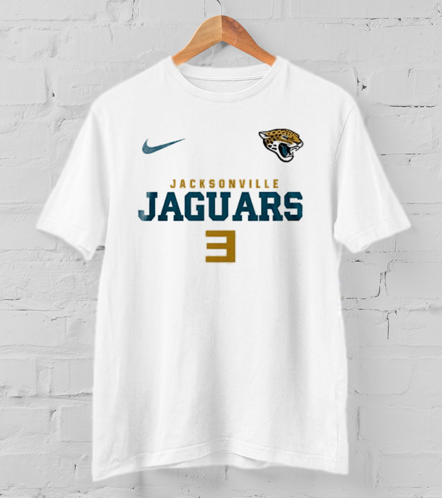 Nike Jacksonville Jaguars 3 Eminem Slim Shady Mask T-Shirt