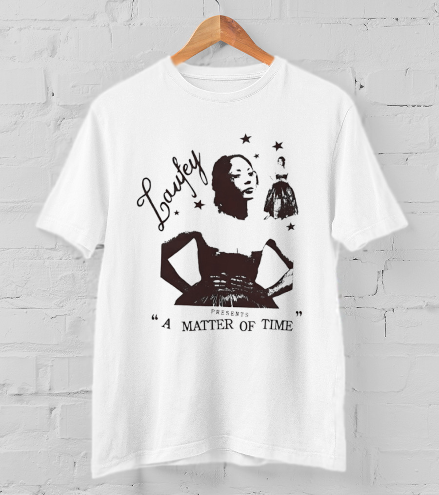 Laufey A Matter Of Time Features Retro Silhouette And Stars T-Shirt