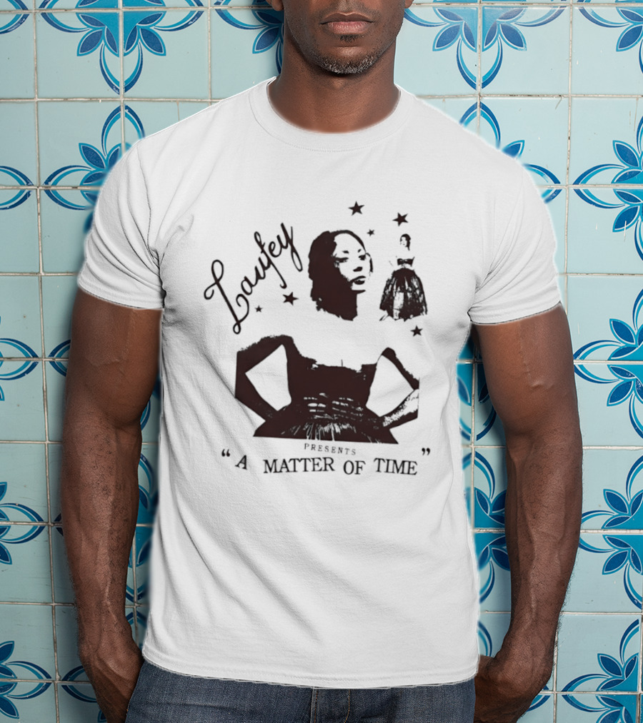 Laufey A Matter Of Time Features Retro Silhouette And Stars T-Shirt