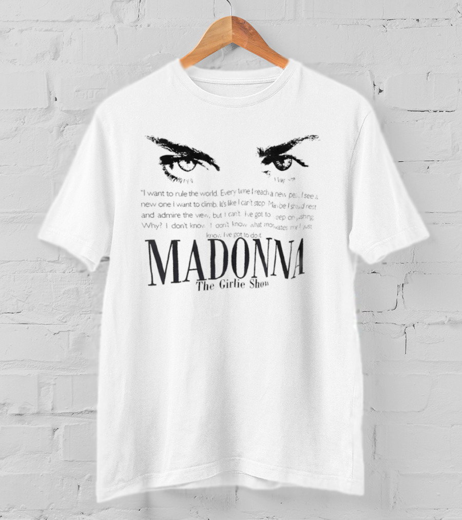 Madonna The Girlie Show Eye T-Shirt
