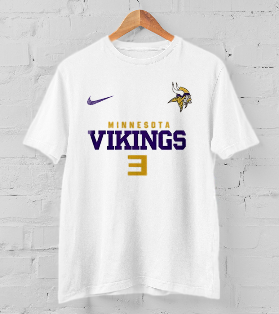 Minnesota Vikings Nike Slim Shady Mask Eminem Collaboration T-Shirt