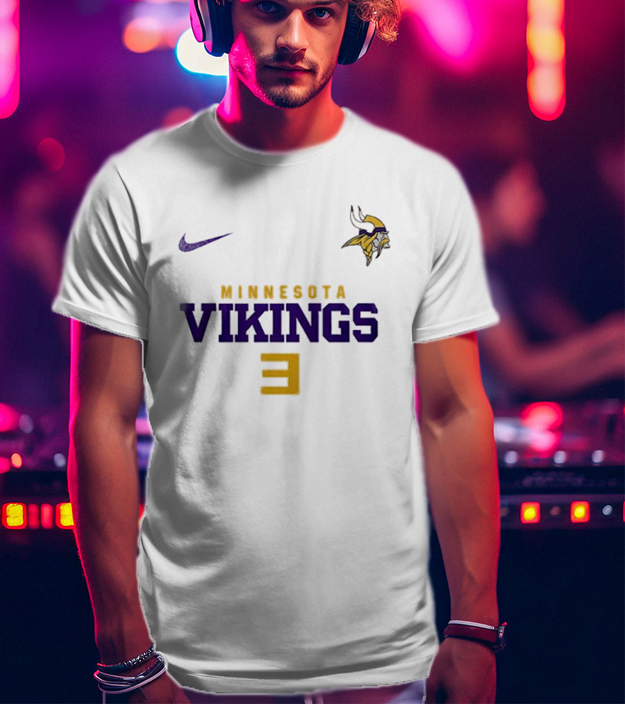 Minnesota Vikings Nike Slim Shady Mask Eminem Collaboration T-Shirt
