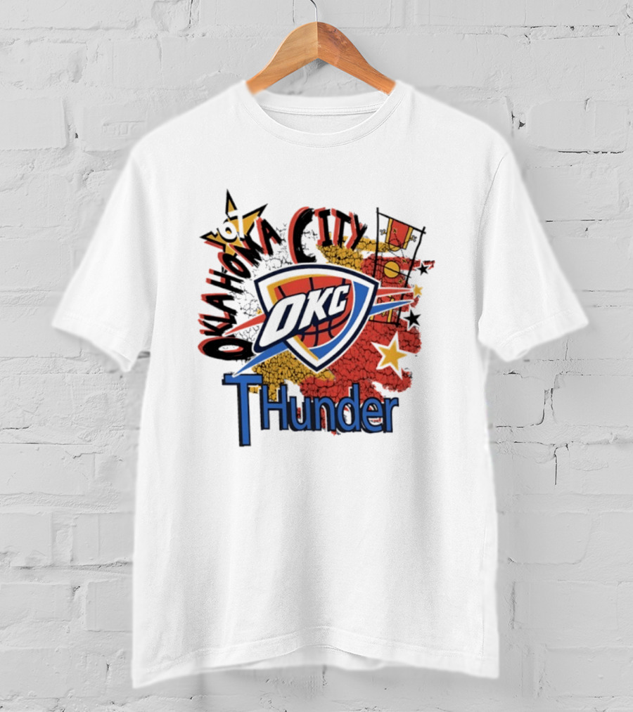 Oklahoma City OKC Thunder '67 Hardwood Classics T-Shirt
