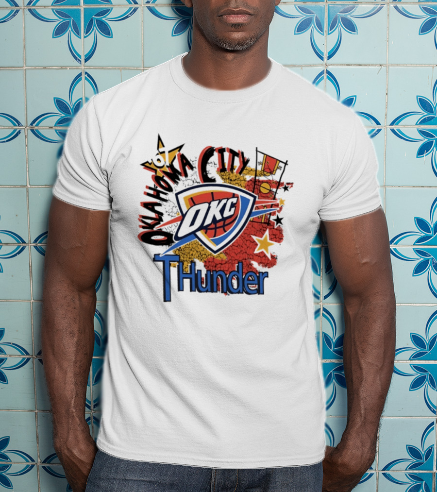 Oklahoma City OKC Thunder '67 Hardwood Classics T-Shirt