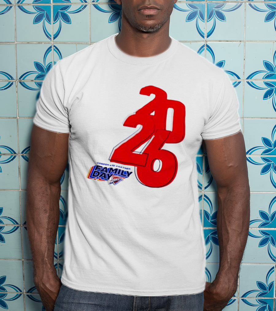 Oklahoma City Thunder Basketball Family Day Corporate Partner 2026 T-Shirt