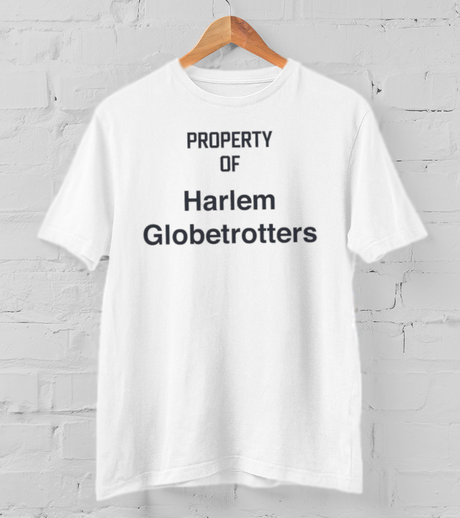 Property Of Harlem Globetrotters Official Basketball Team Merchandise T-Shirt