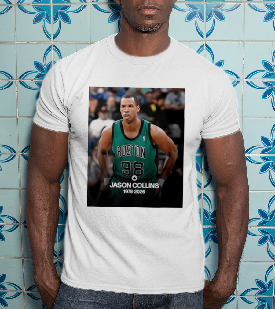 Boston Jason Collins 1978 2026 98 Rest In Peace T-Shirt