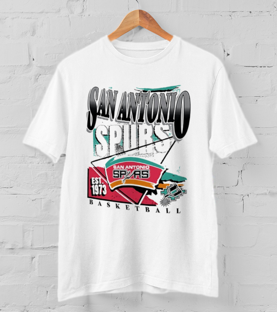 San Antonio Spurs Basketball Est 1973 T-Shirt