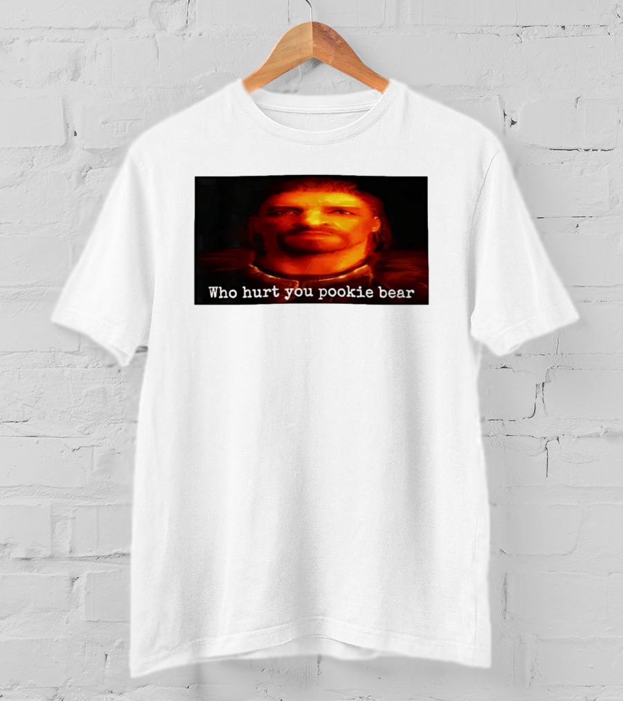 Who Hurt You Pookie Bear Video Game T-Shirt