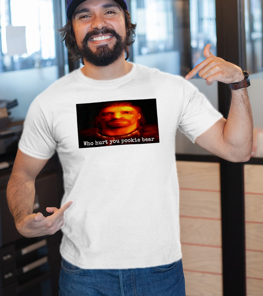Who Hurt You Pookie Bear Video Game T-Shirt