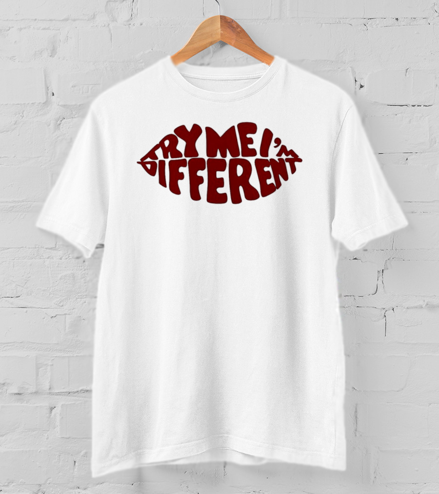 Try Me I'm Different Bold Red Lips T-Shirt