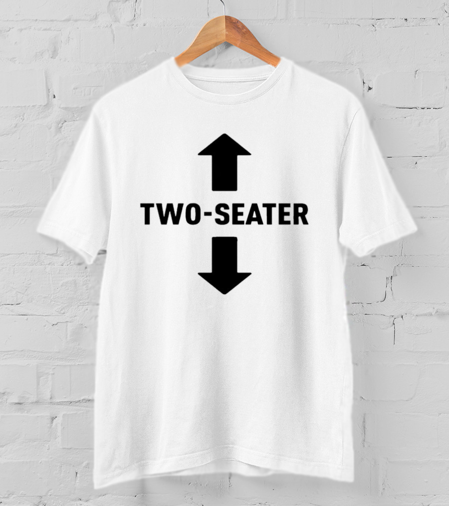 Two Seater Arrows Up And Down T-Shirt