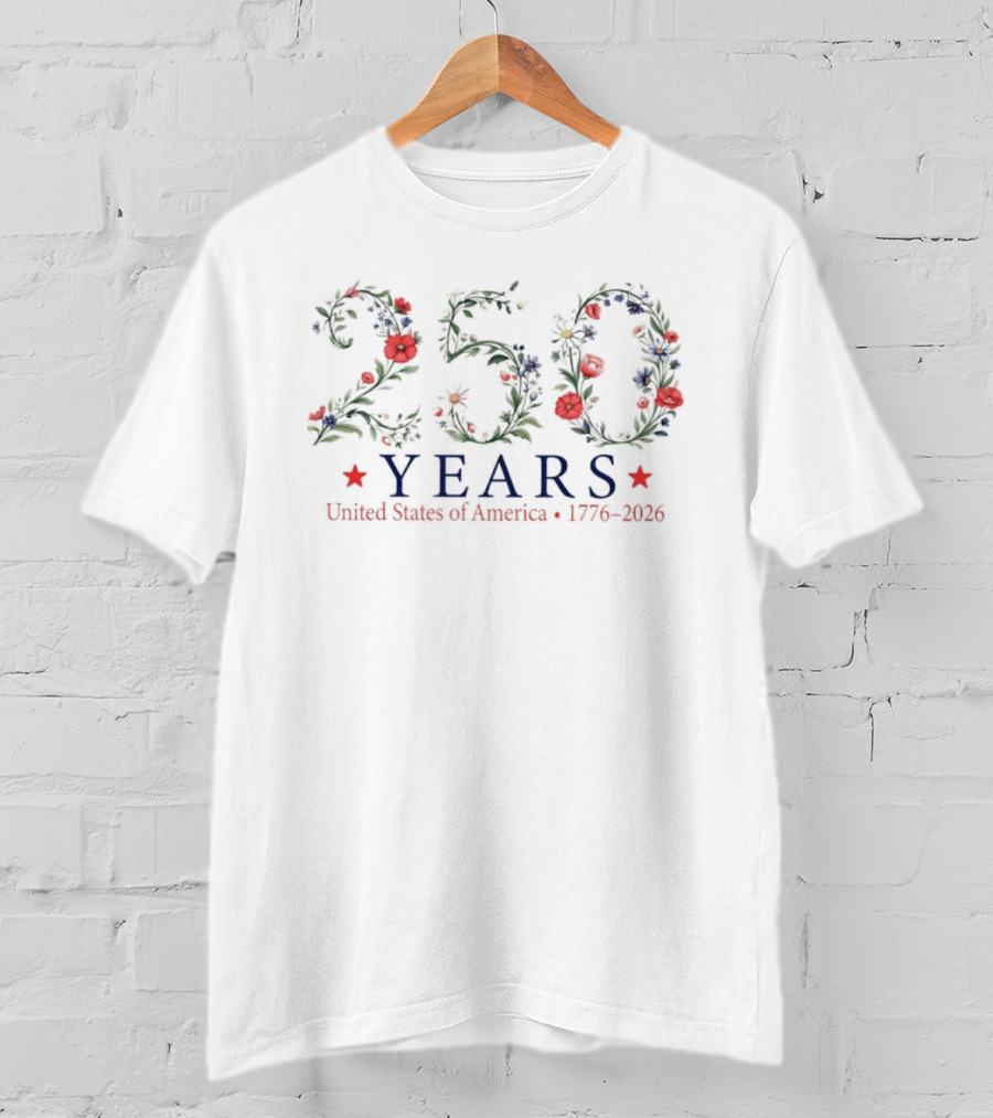 USA 250 Years United States Of America 1776 2026 T-Shirt