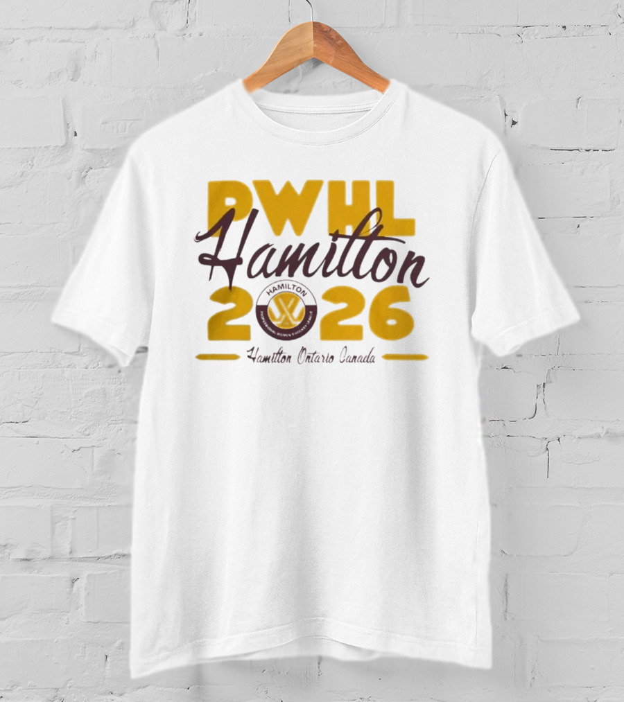 PWHL Hamilton 2026 Ontario Canada Hamilton Pour Enfants Stadium Essentials T-Shirt