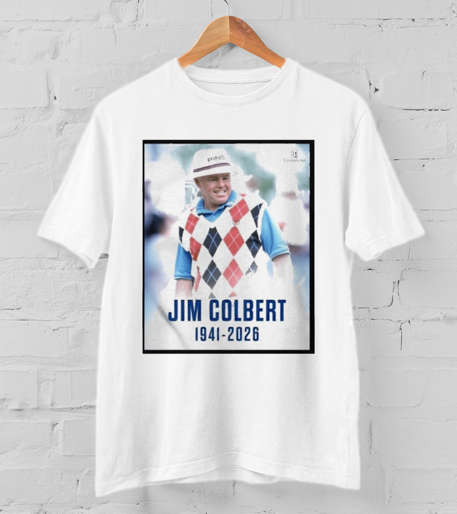 Jim Colbert 1941 2026 PING Champions Golf Legend Argyle Sweater T-Shirt