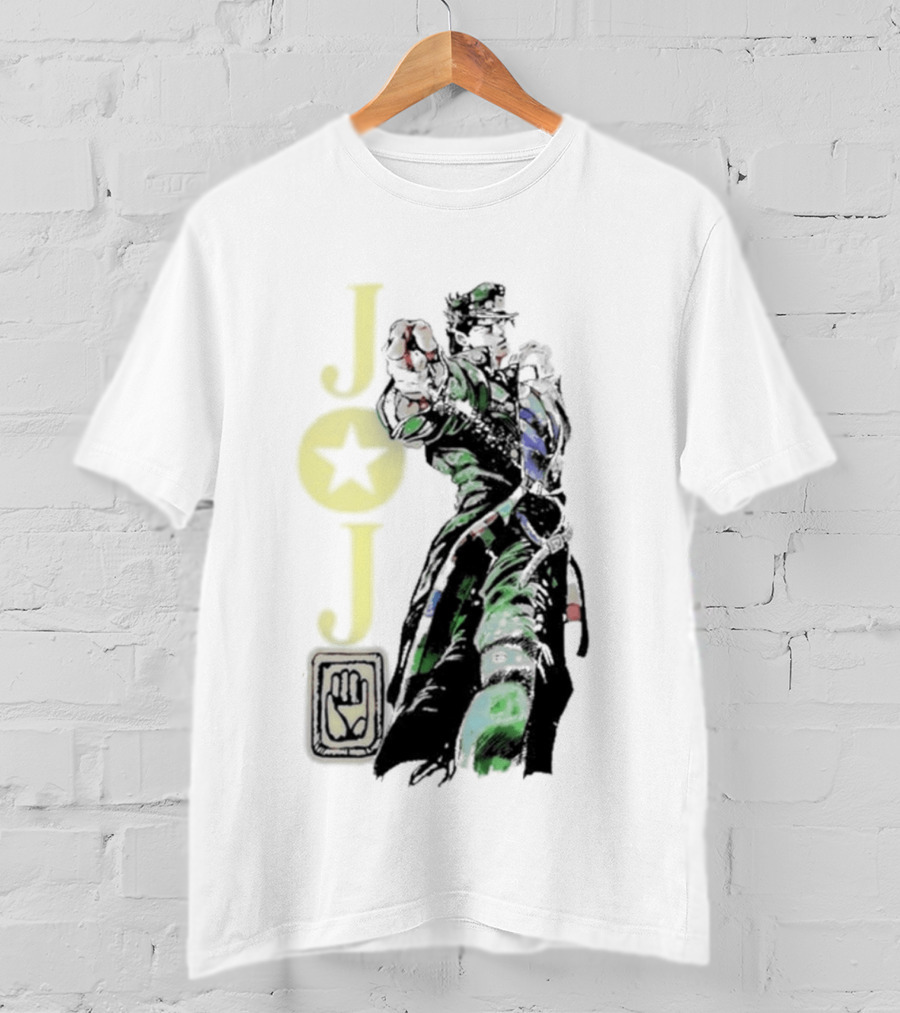 Jojo Jotaro Kujo Star Emblem Anime T-Shirt