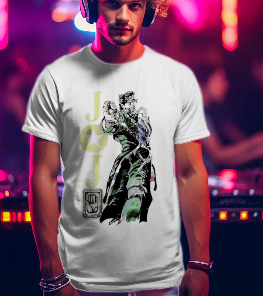 Jojo Jotaro Kujo Star Emblem Anime T-Shirt