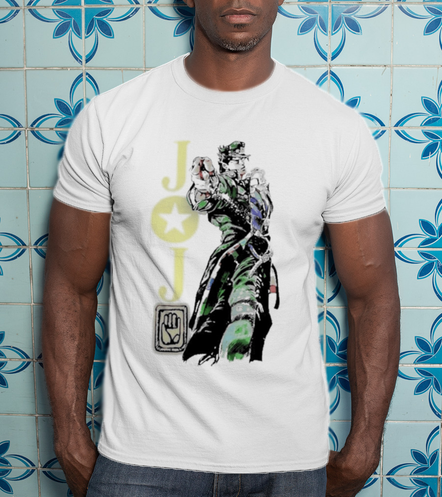 Jojo Jotaro Kujo Star Emblem Anime T-Shirt