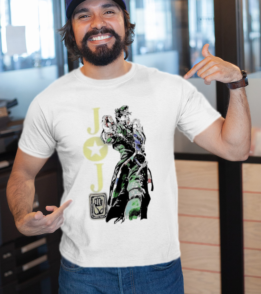 Jojo Jotaro Kujo Star Emblem Anime T-Shirt