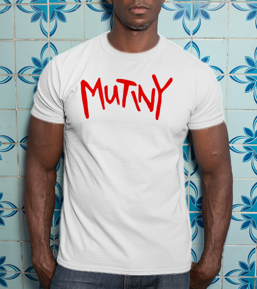 Mutiny Halt And Catch Fire Red Handwritten T-Shirt