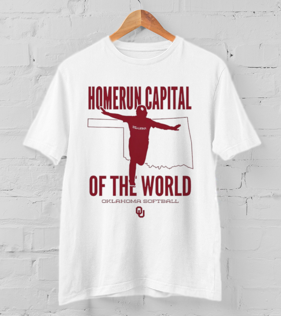 Oklahoma Softball Homerun Capital Of The World T-Shirt