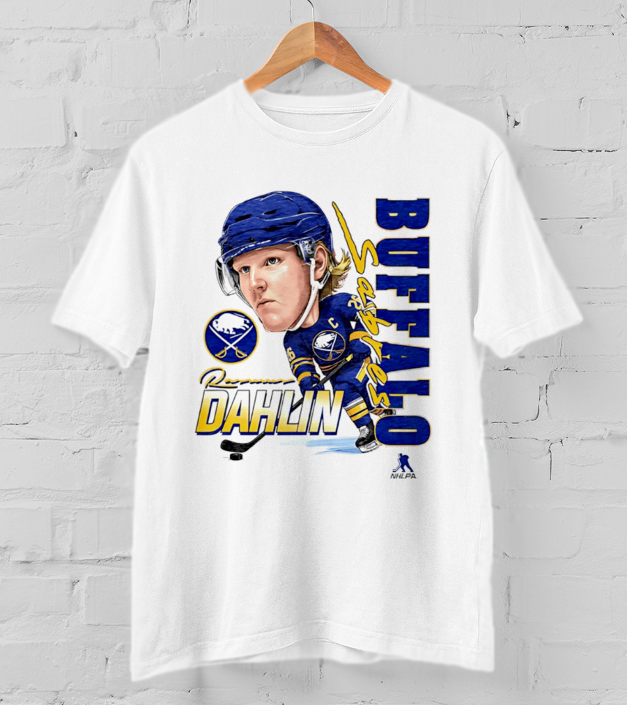 Rasmus Dahlin Captain Buffalo Sabres NHLPA Caricature T-Shirt