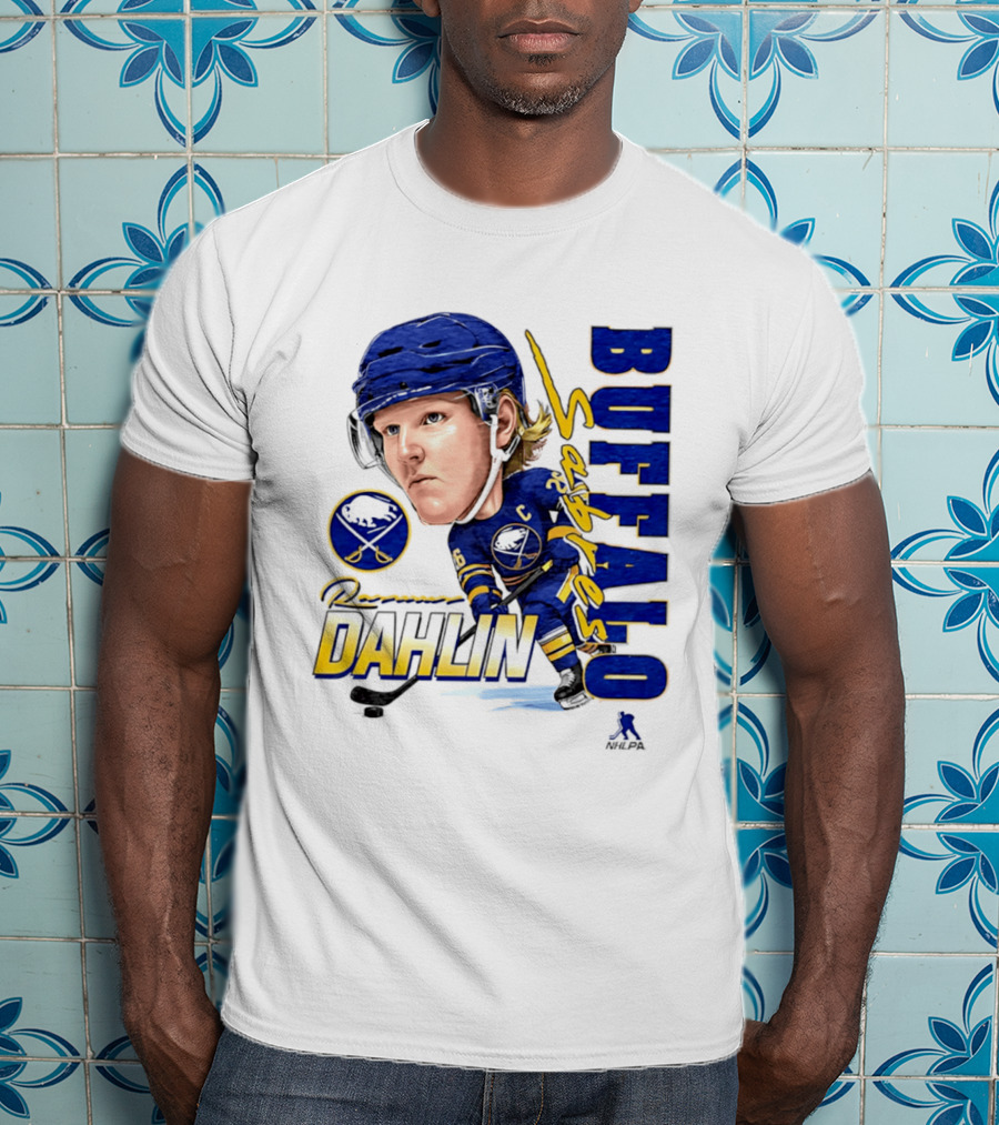 Rasmus Dahlin Captain Buffalo Sabres NHLPA Caricature T-Shirt