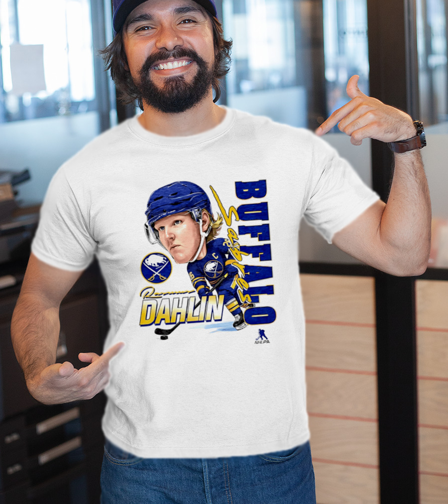 Rasmus Dahlin Captain Buffalo Sabres NHLPA Caricature T-Shirt