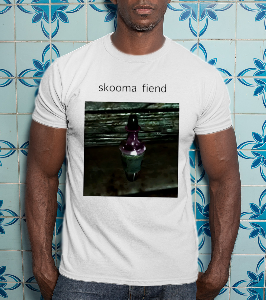 Skooma Fiend Skyrim Potion Character Reference T-Shirt