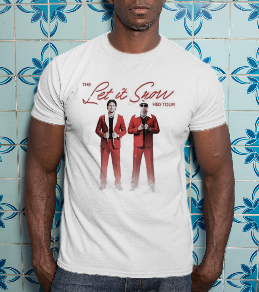 The Let It Snow Hb3 Tour Tuxedo Duo Red Suits T-Shirt