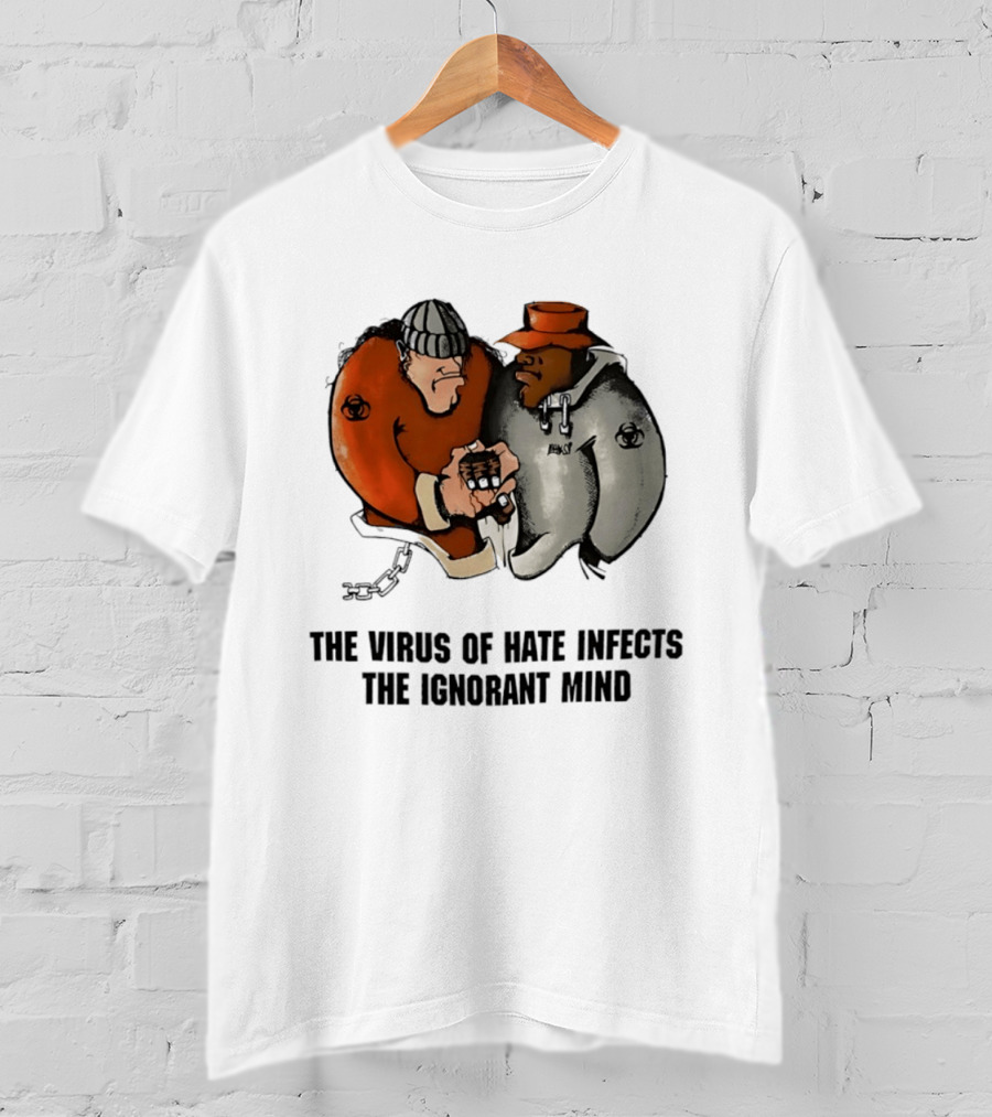 The Virus Of Hate Infects The Ignorant Mind 90s Biohazard T-Shirt