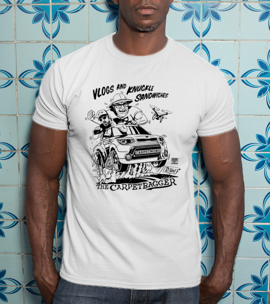 Vlogs And Knuckle Sandwiches The Carpetbagger Adventure T-Shirt