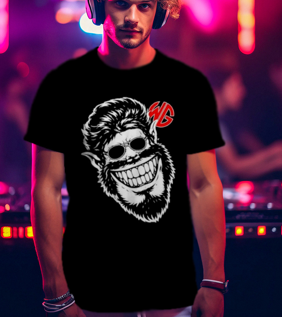 Wolfgang W. Wolfgang Ghoulrilla Biscuits Big Face WG T-Shirt