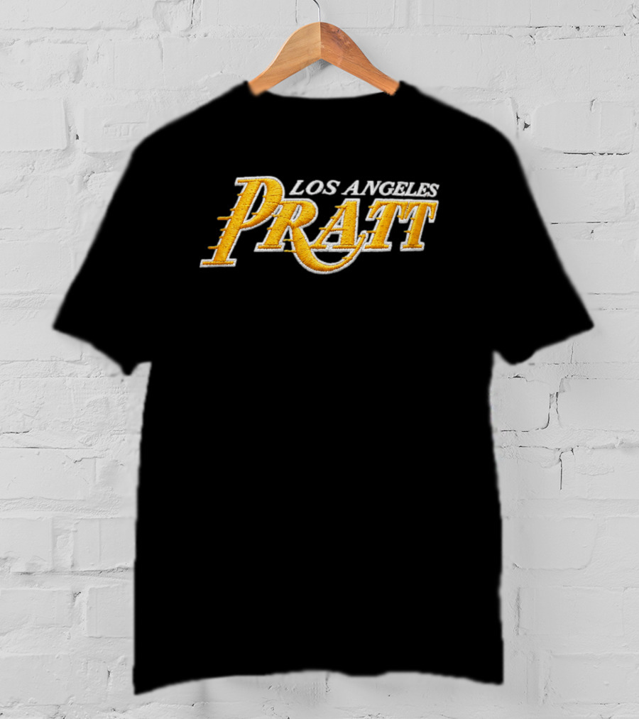 Los Angeles Pratt 2026 Embroidered Yellow T-Shirt