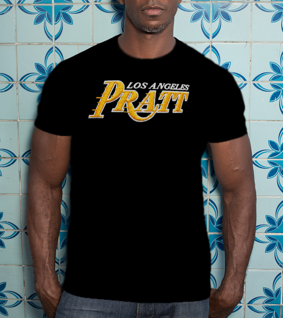 Los Angeles Pratt 2026 Embroidered Yellow T-Shirt